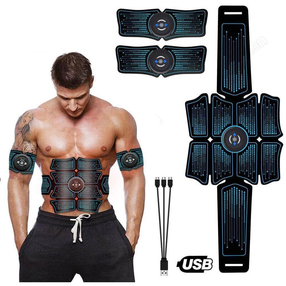 Health Wellness Fitness - EMS Abdominal Muscle Stimulator Electric Massager