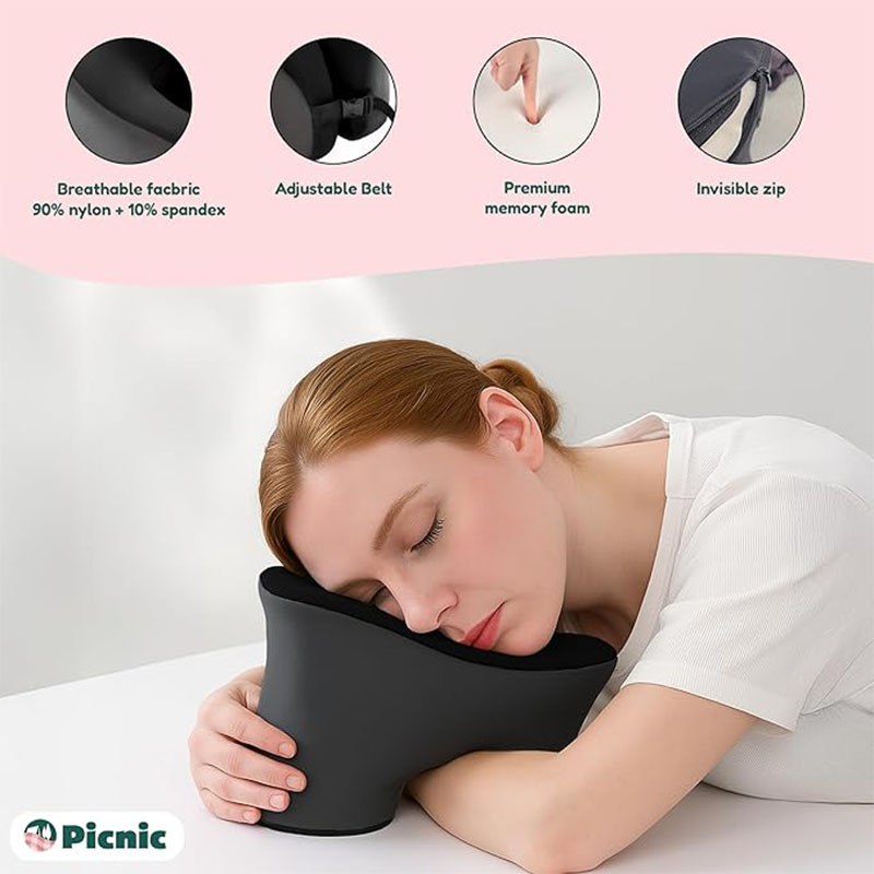 1pc Memory Foam U-shaped Pillo - Neck Traction Pillow recension och pris