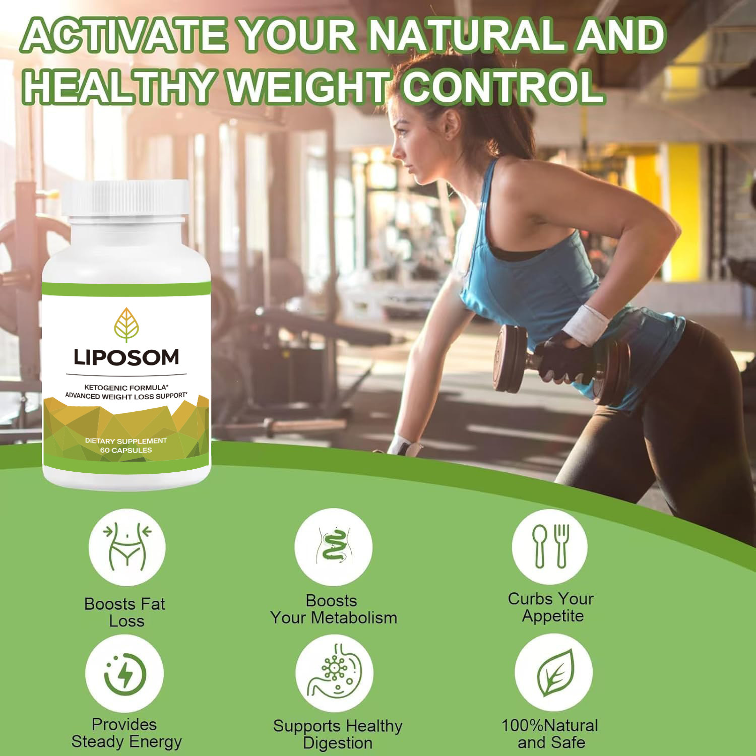 60 pcs Lipozem Capsules - Dige - Health Wellness Energy recension och pris