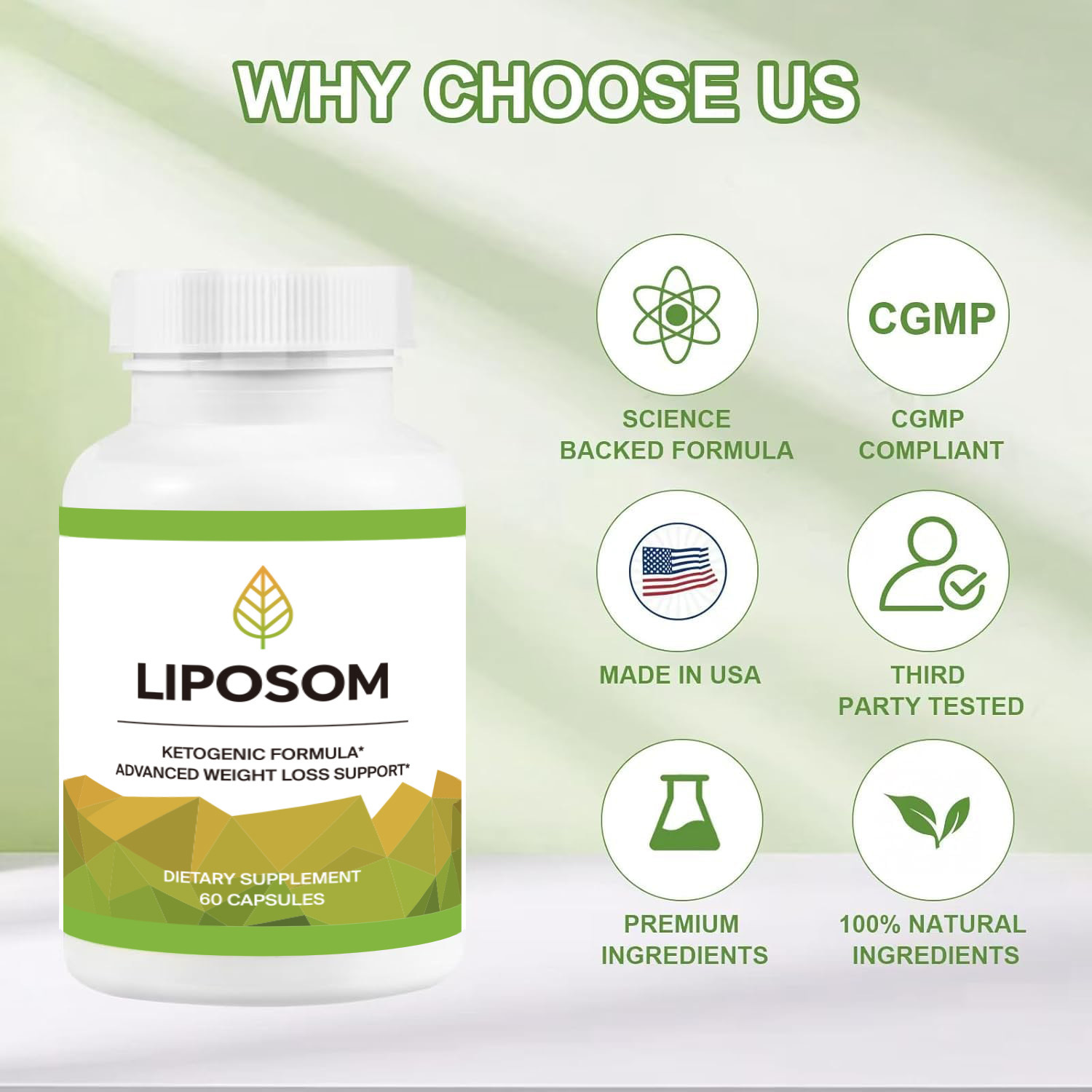 60 pcs Lipozem Capsules - Dige - Health Wellness Energy recension och pris