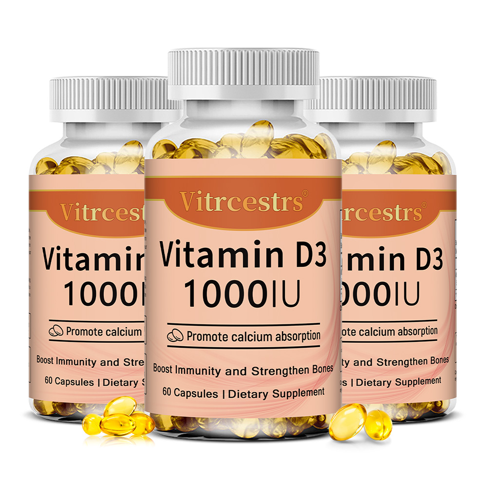 Vitamin D3 1000 IU Capsules, S - Health With Wellness recension och pris