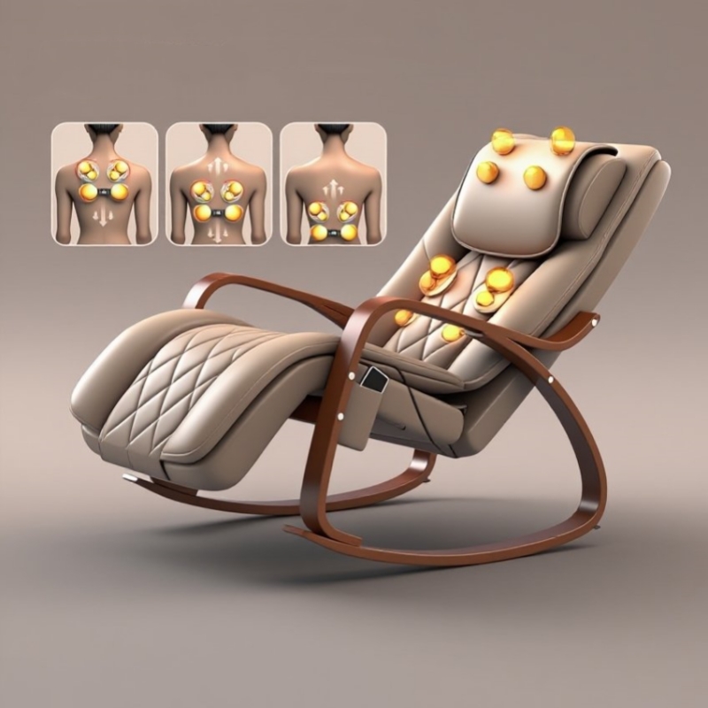 Ergonomic Massage Rocker Recli - Neck Traction Pillow recension och pris