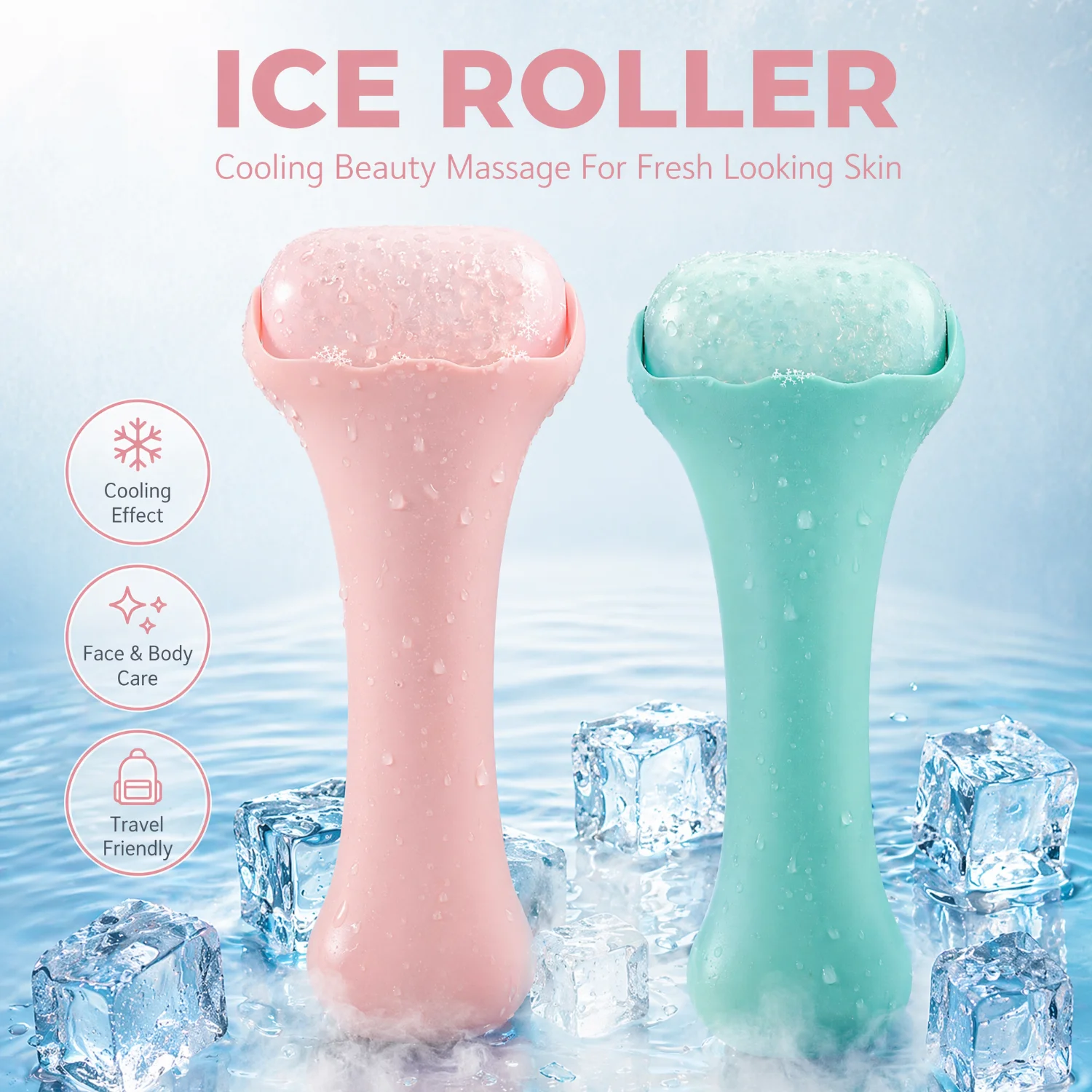 Ice Roller Facial Tool Cooling - Ice Roller Face Cold recension och pris