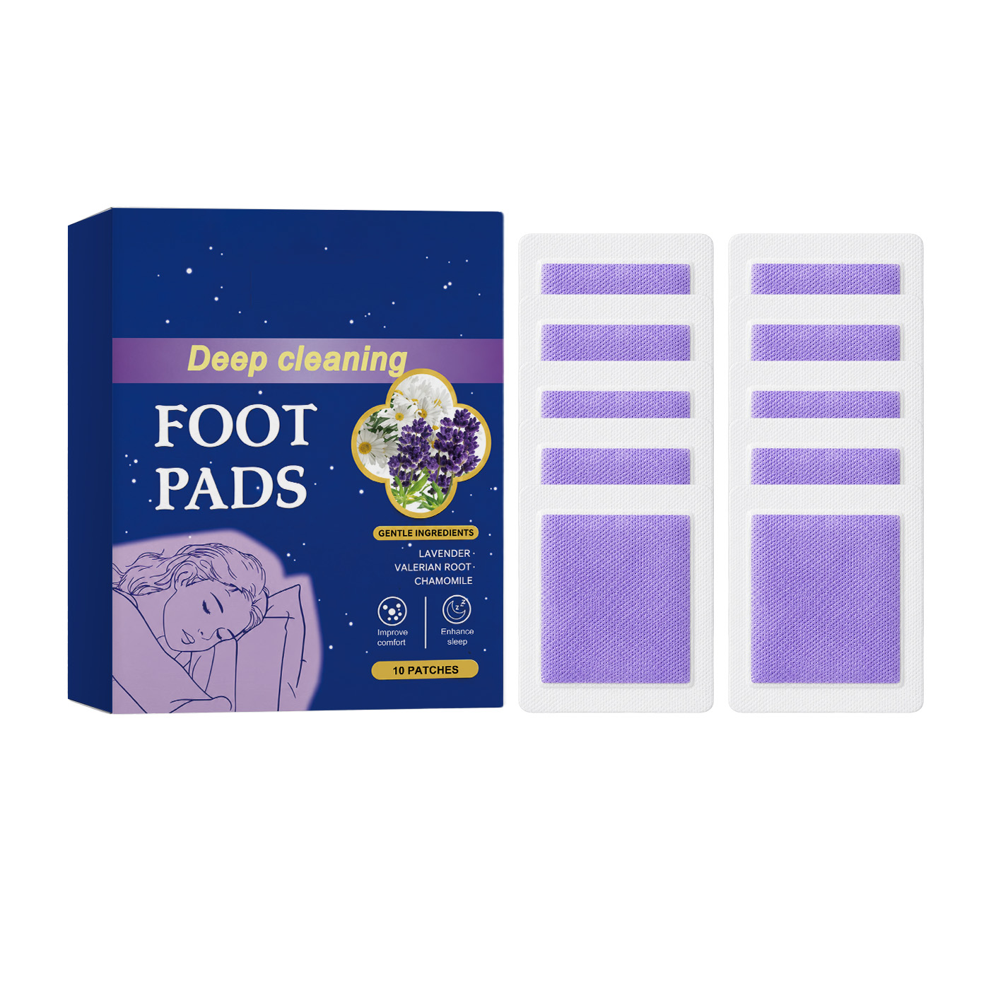 Deep Sleep Foot Patches Improv - Detox Foot Patch recension och pris