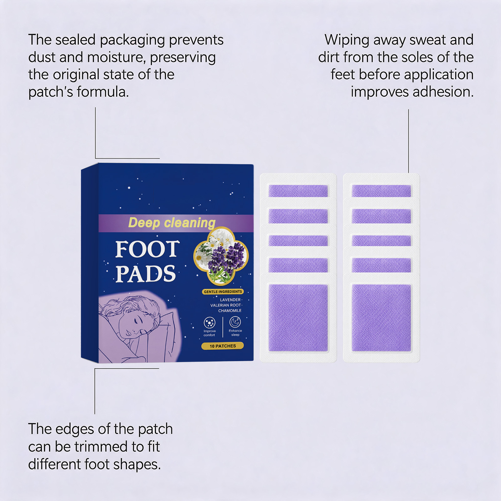 Deep Sleep Foot Patches Improv - Detox Foot Patch recension och pris